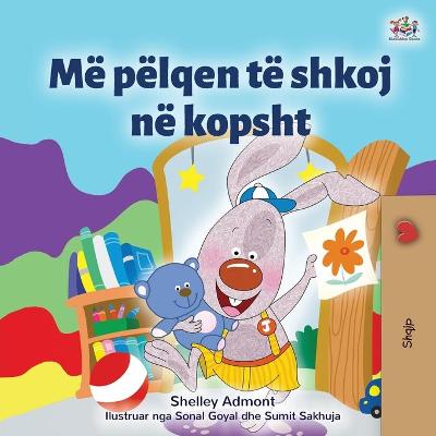 Book cover for I Love to Go to Daycare (Albanian Children's Book)