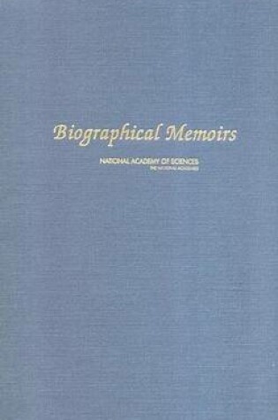 Cover of Biographical Memoirs V.66