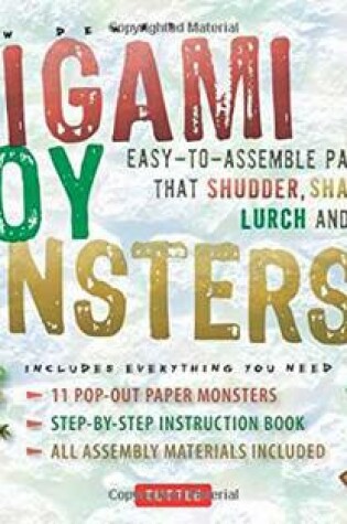 Cover of Origami Toy Monsters