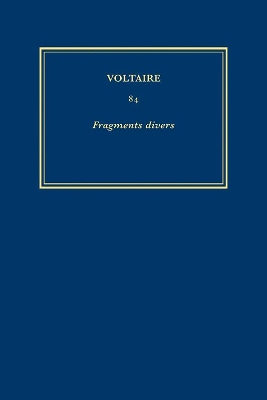Book cover for Complete Works of Voltaire 84