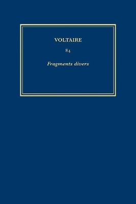 Cover of Complete Works of Voltaire 84