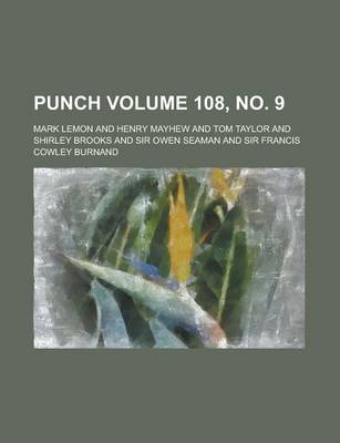 Book cover for Punch Volume 108, No. 9