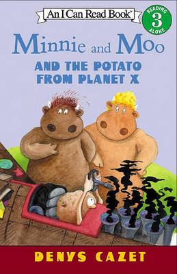 Book cover for Minnie and Moo and the Potato from Planet X