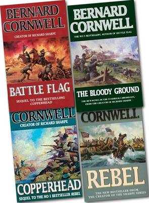 Book cover for Starbuck Chronicles Collection Pack (Copperhead, Battle Flag, Rebel, The Bloody Ground)