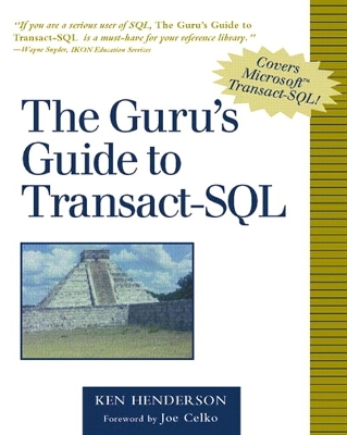 Book cover for Guru's Guide to Transact-SQL, The