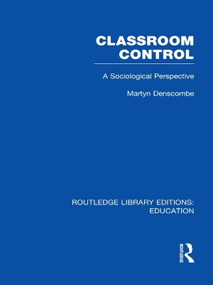 Book cover for Classroom Control (RLE Edu L)