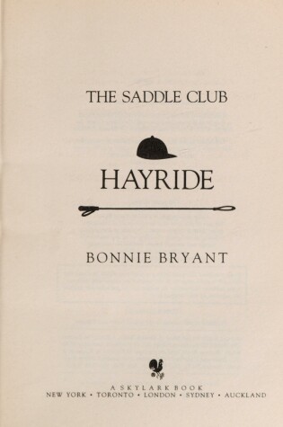 Cover of Saddle Club 31: Hayride