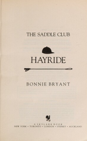 Cover of Saddle Club 31: Hayride