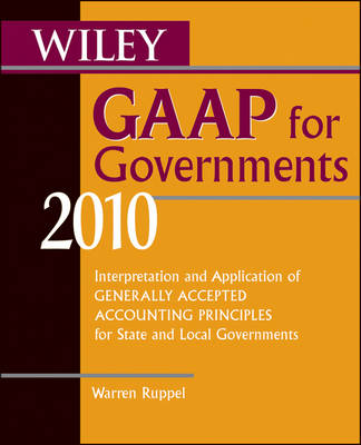 Book cover for Wiley GAAP for Governments 2010