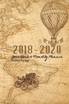 Book cover for 2018-2020 Old World Map Design Year Goals and Monthly Planner