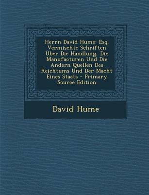 Book cover for Herrn David Hume