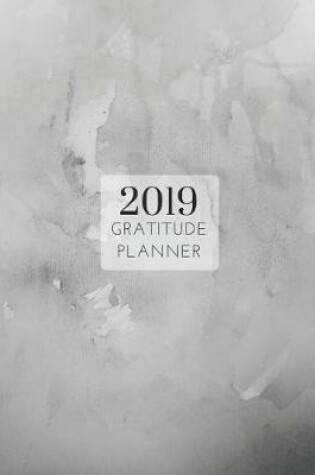 Cover of 2019 Black Gratitude Journal Daily Planner