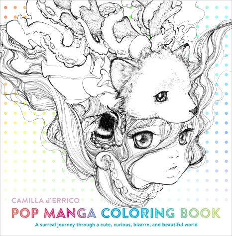 Book cover for Pop Manga Coloring Book