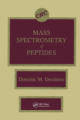 Cover of Mass Spectrometry of Peptides