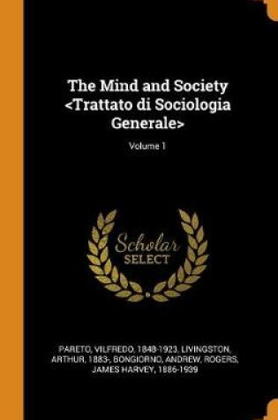 Cover of The Mind and Society ; Volume 1