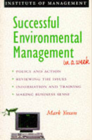 Cover of Successful Environmental Management in a Week