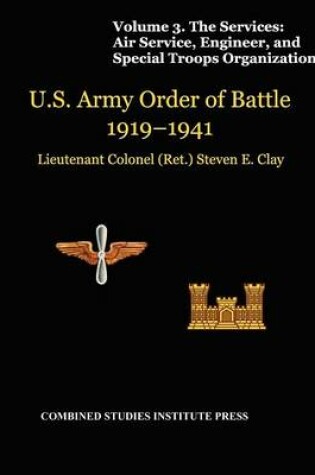 Cover of United States Army Order of Battle 1919-1941. Volume III. The Services