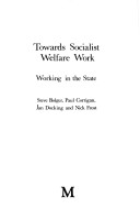 Book cover for Towards Socialist Welfare Work