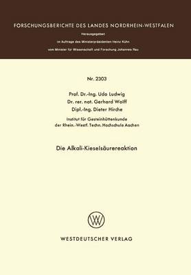 Book cover for Die Alkali-Kieselsaurereaktion