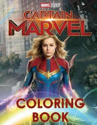 Book cover for Captain Marvel Coloring Book