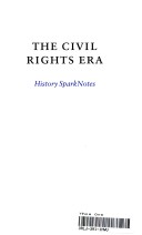 Book cover for The Civil Rights Era (Sparknotes History Note)