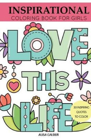 Cover of Inspirational Coloring Book for Girls