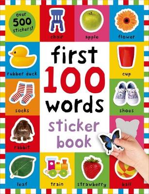 Book cover for First 100 Stickers: Words