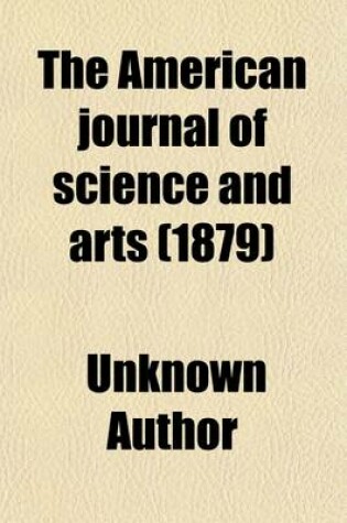 Cover of The American Journal of Science and Arts (1879)