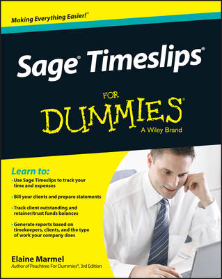 Book cover for Sage Timeslips For Dummies