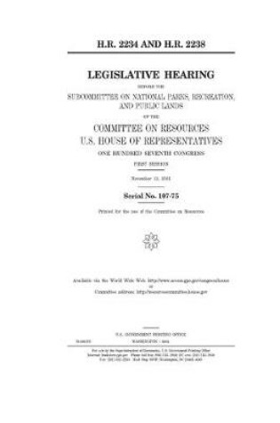 Cover of H.R. 2234 and H.R. 2238