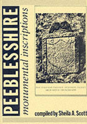 Book cover for Pre-1855 Gravestone Inscriptions: an Index for Peebleshire