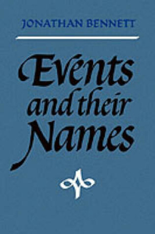 Cover of Events and their Names