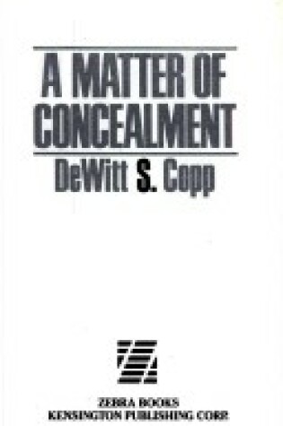 Cover of A Matter of Concealment