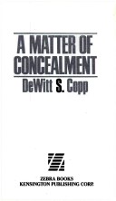 Book cover for A Matter of Concealment