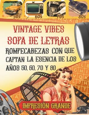 Book cover for Sopa de letras Vintage Vibes