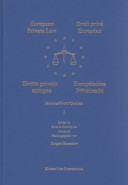 Cover of European Private Law Set