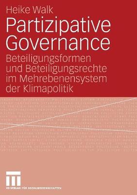 Book cover for Partizipative Governance