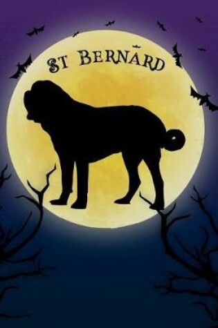 Cover of St Bernard Notebook Halloween Journal