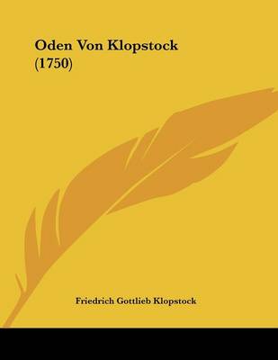 Book cover for Oden Von Klopstock (1750)