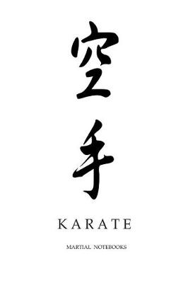 Book cover for Martial Notebooks KARATE