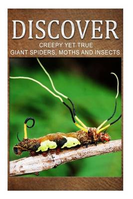 Book cover for Creepy Yet True Giant Spiders, Moths and Insects - Discover