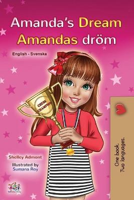 Book cover for Amanda's Dream (English Swedish Bilingual Book for Kids)