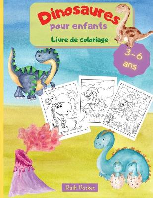 Book cover for Dinosaures pour enfants - Livre de coloriage