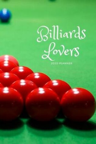 Cover of Billiards Lovers 2020 Planner