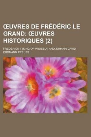 Cover of Uvres de Frederic Le Grand (2)