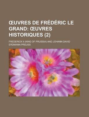 Book cover for Uvres de Frederic Le Grand (2)