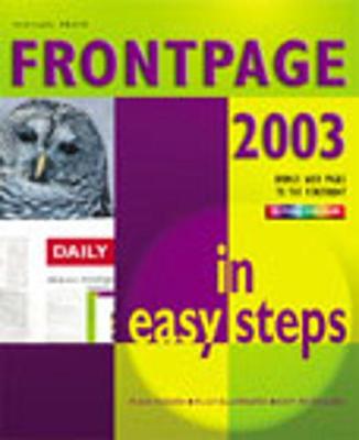 Book cover for Frontpage 2003 in Easy Steps