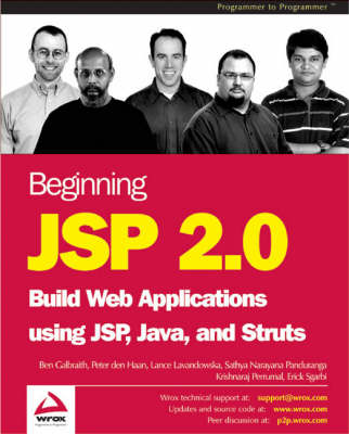 Book cover for Beginning JSP 2.0