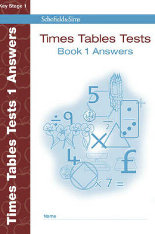 Cover of Times Tables Tests Answer Book 1