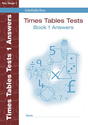 Book cover for Times Tables Tests Answer Book 1